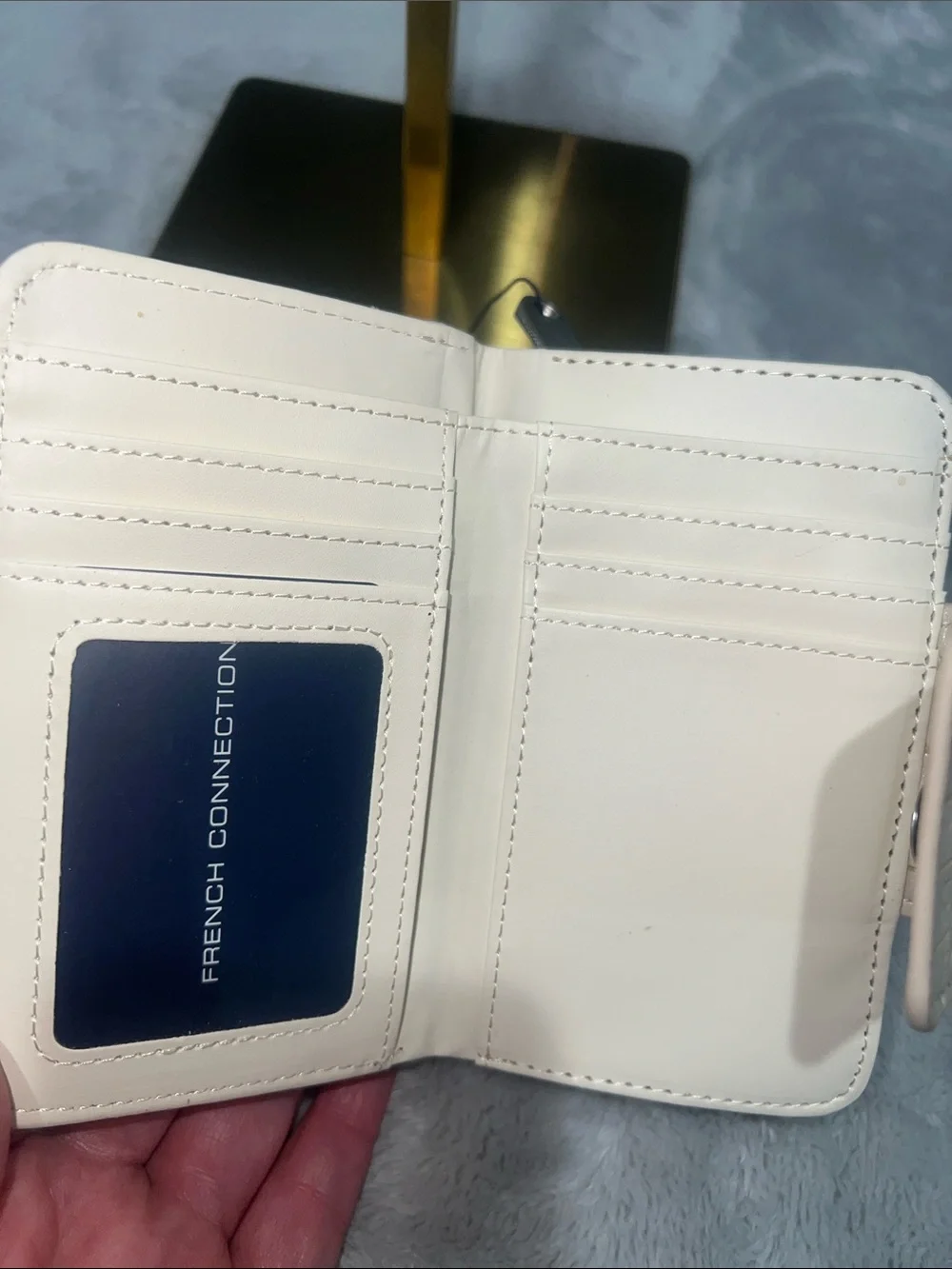 French Connection compact croc